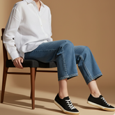 Rothy - Lace Up Sneakers - Black