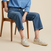Rothy - Lace Up Sneakers - Cream White