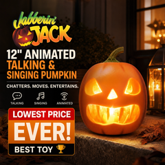 🎁 Halloween Special Price 🎃 Jabberin' Jack Animated Talking & Singing Pumpkin