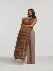 Oversized Plush Full Body Pillow – Soft, Cozy & Machine-Washable Cover