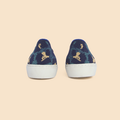 Rothy - Women - Slip On Sneaker - Animal Print - Blue