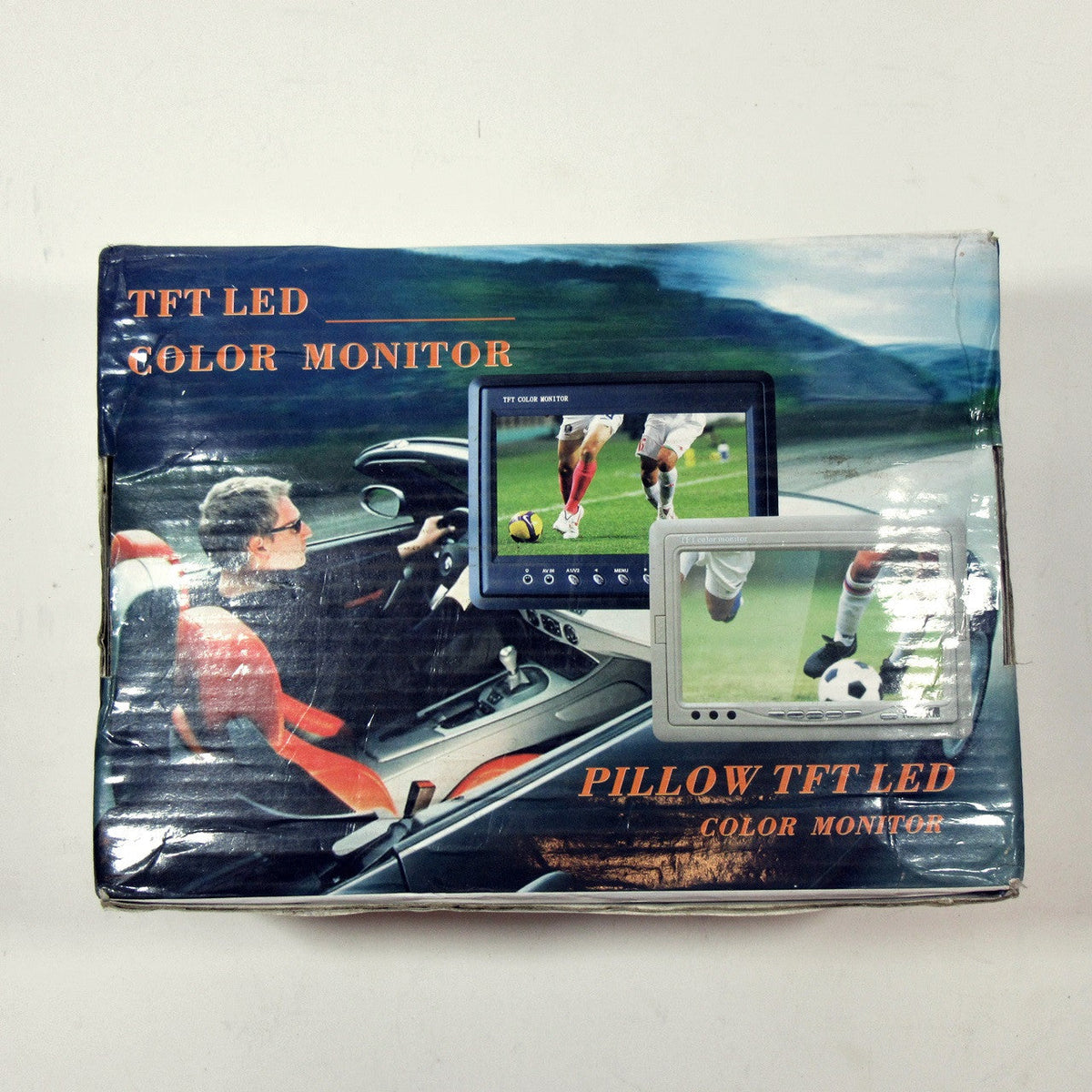 7" Pillow TFT LCD Color Car Monitor (Black)