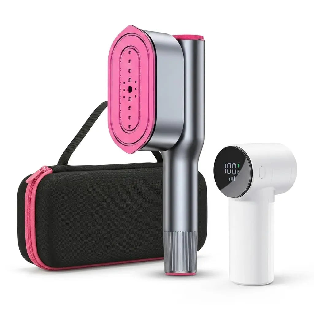 Handheld Garment Steamer & Portable Steam Iron – 7 Modes, 15s Fast Heat, LED Display
